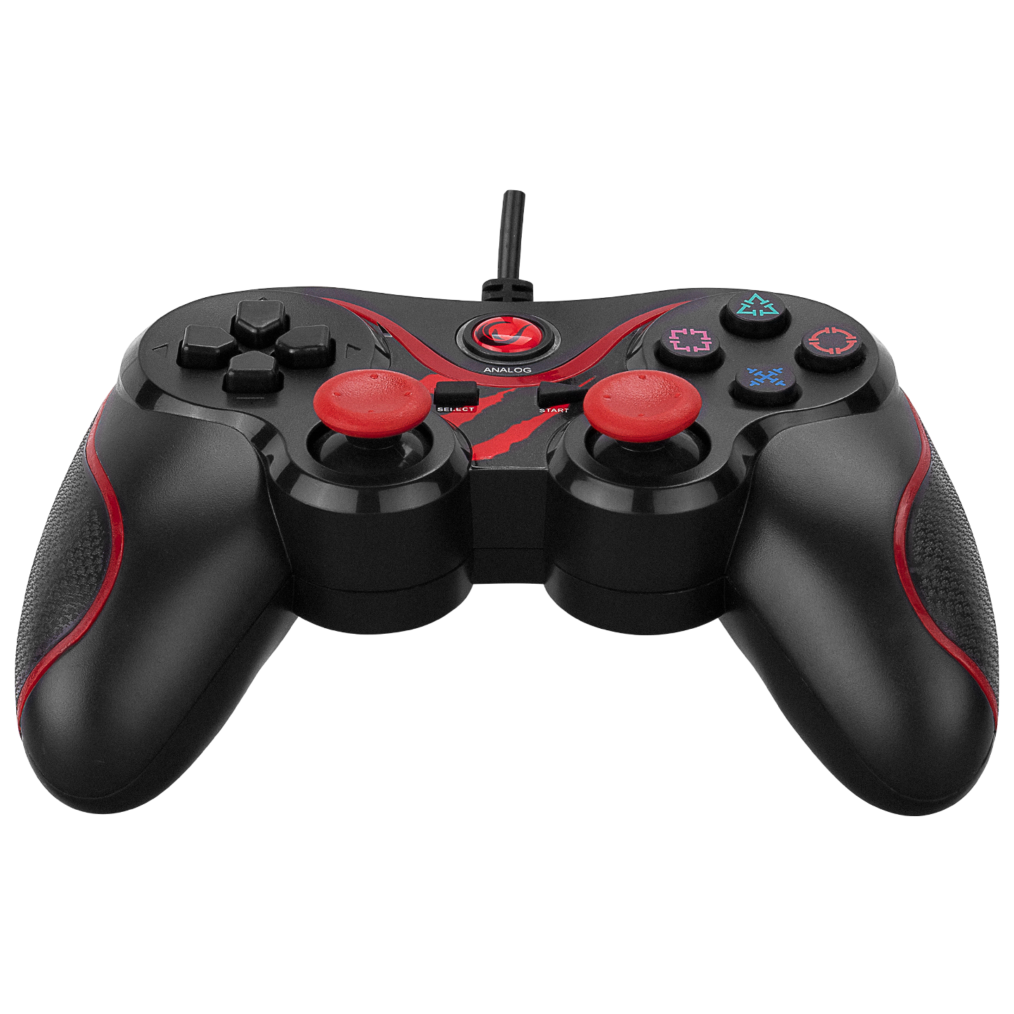 Nebulix PS3/PC Kırmızı USB 1.8m Joypad - Rampage