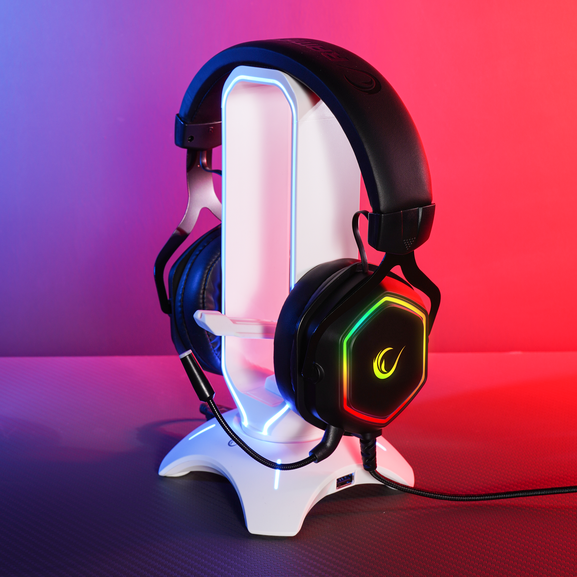 RM-K50 SELECT RGB 7.1 Oyuncu Kulaklığı - Rampage