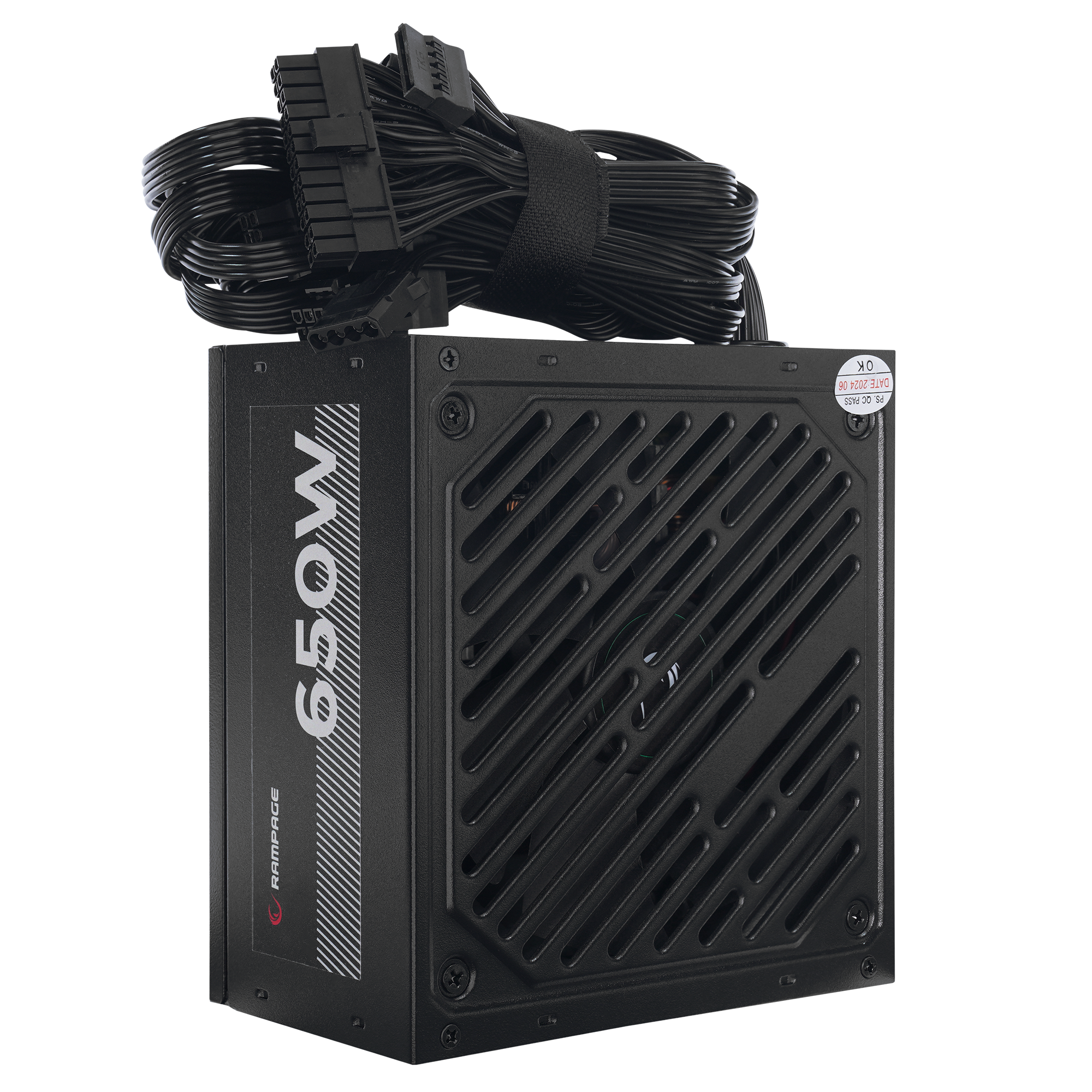 RMP-650-80PB 650W 14cm Siyah Fan 80 Plus Bronze Aktif PFC Power Supply (Kutusuz) - Rampage
