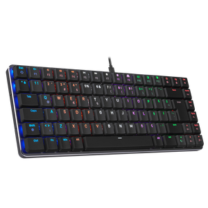 GRANITE Siyah/Gri BLUE SWITCH Q Mekanik Gaming Oyuncu Klavye - Rampage