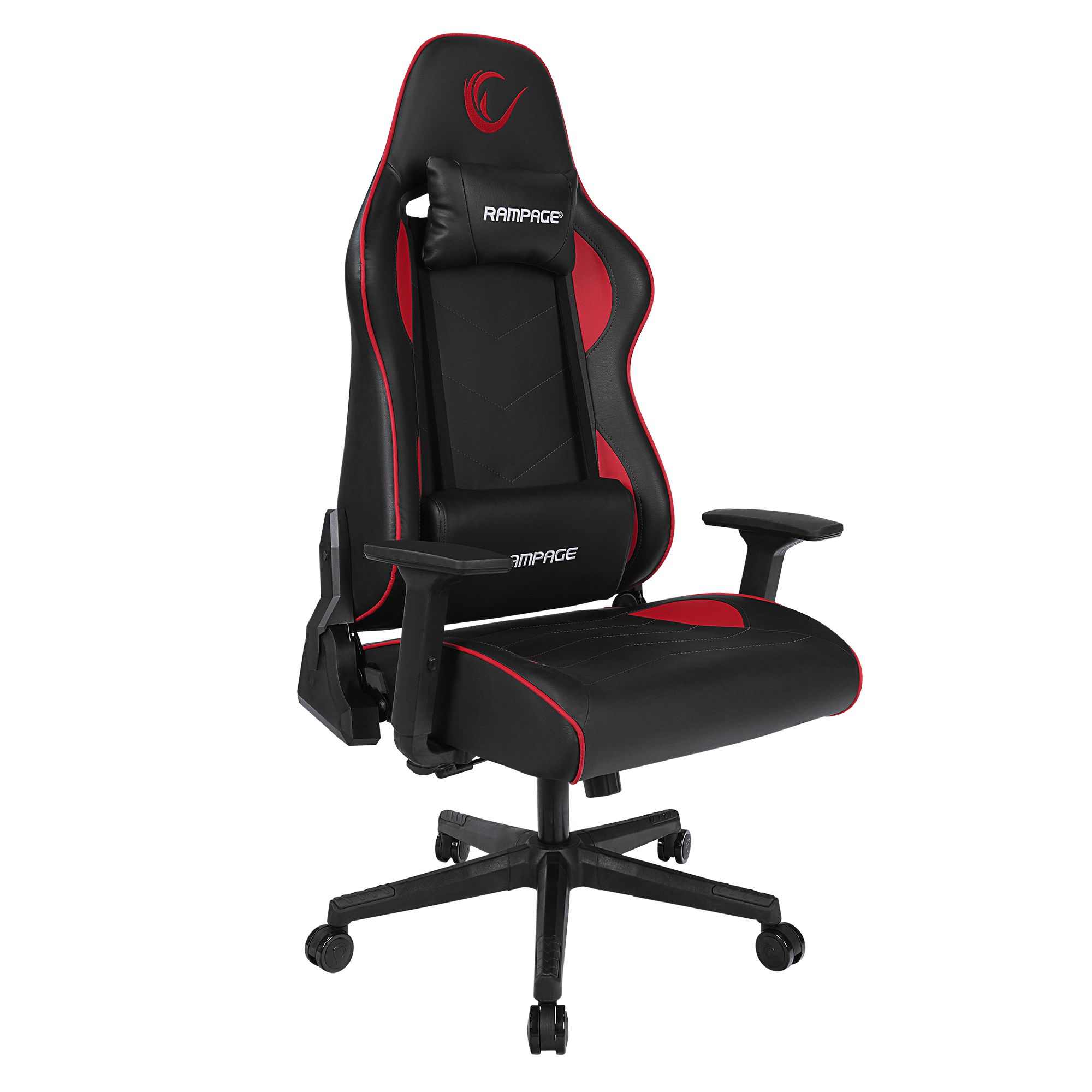 3D Ayarlı Oyuncu Koltuğu Kırmızı/Siyah