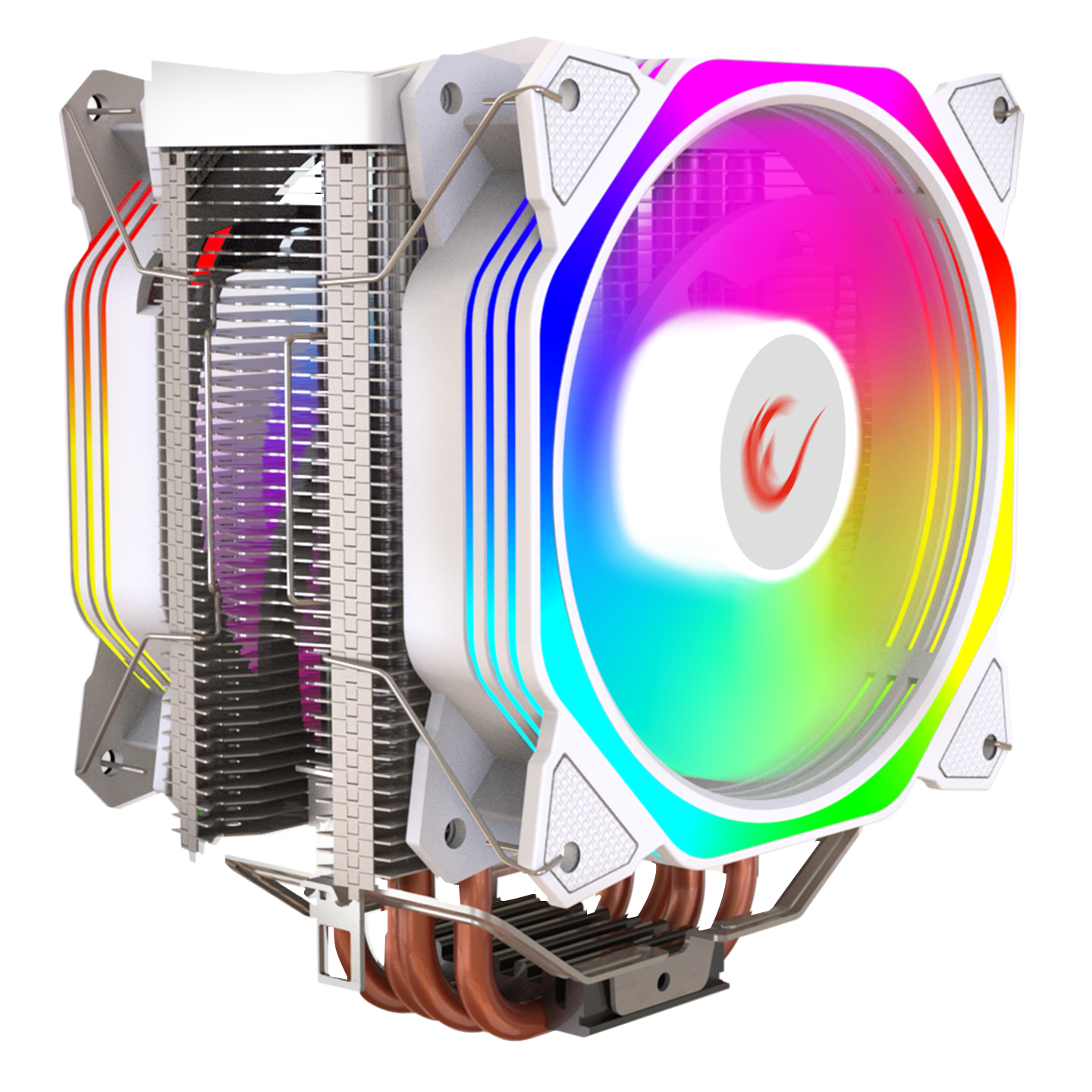 OCTAGON C60 Beyaz 1800RPM AM5/LGA1700 Uyumlu Hava Soğutmalı CPU Fan - Rampage