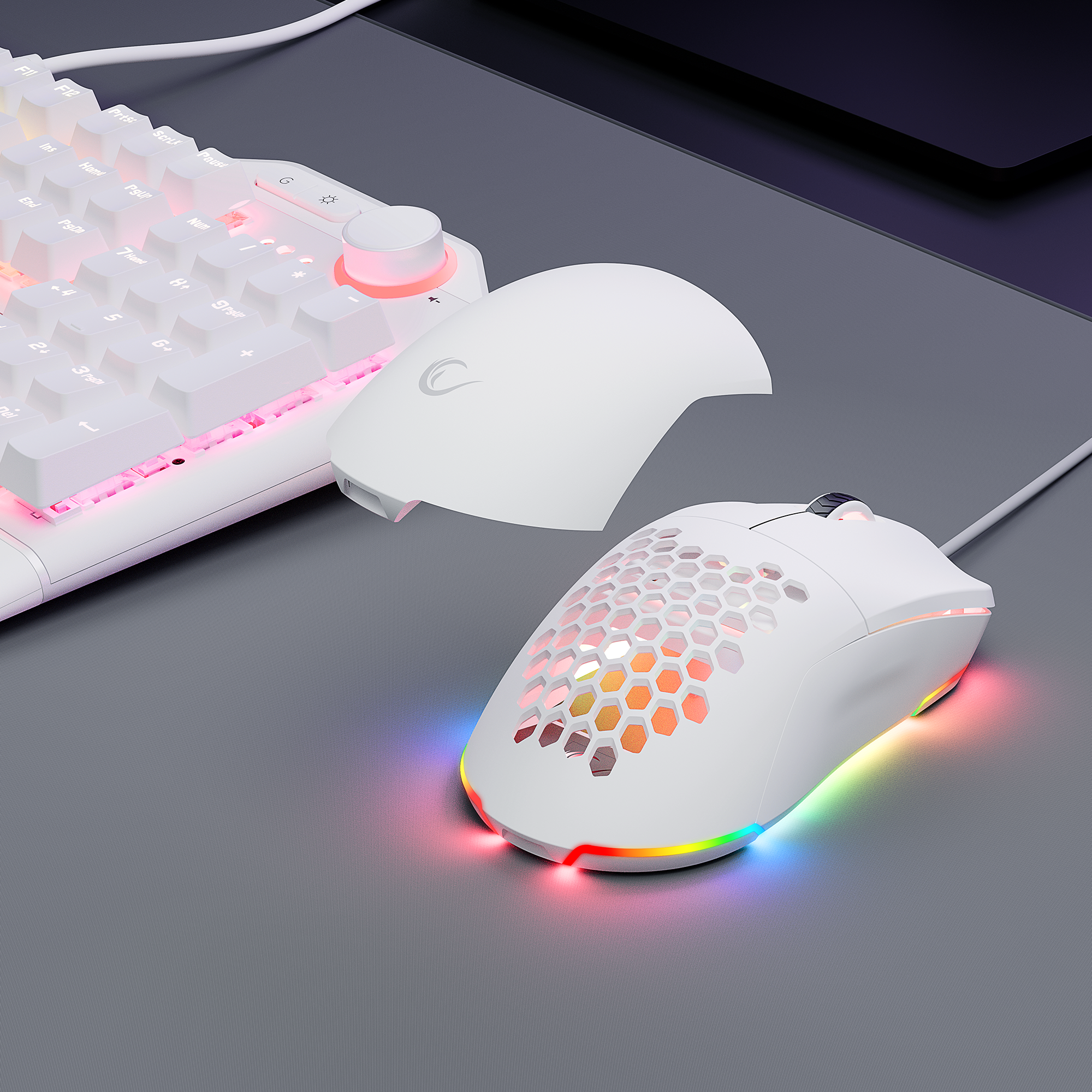 Blink Pro RGB 24000 Dpi 3311 Sensor Wireless Gaming Mouse-White