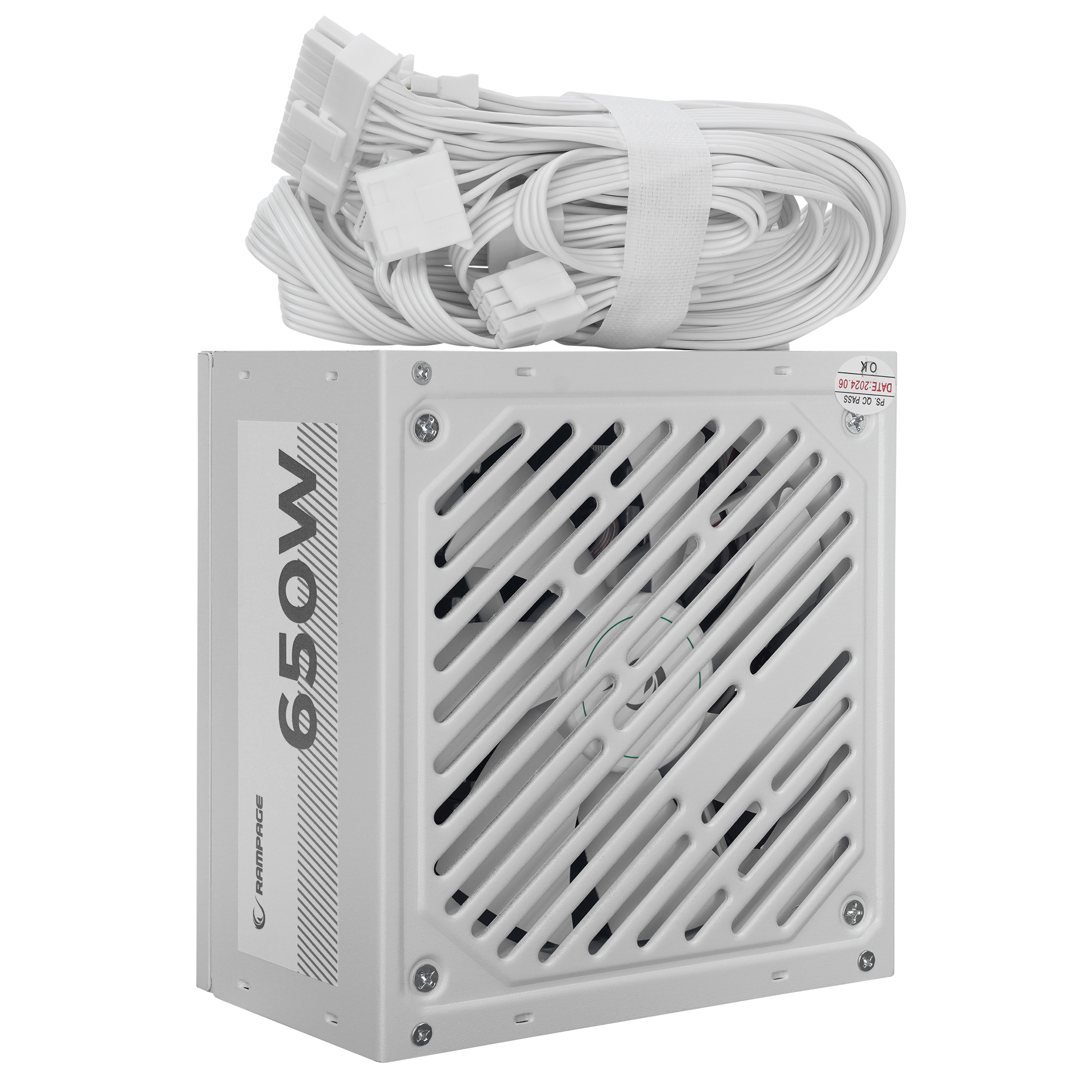 RMP-650-80PB 650W 14cm Fan 80 Plus Bronze Aktif PFC Beyaz Power Supply - Rampage