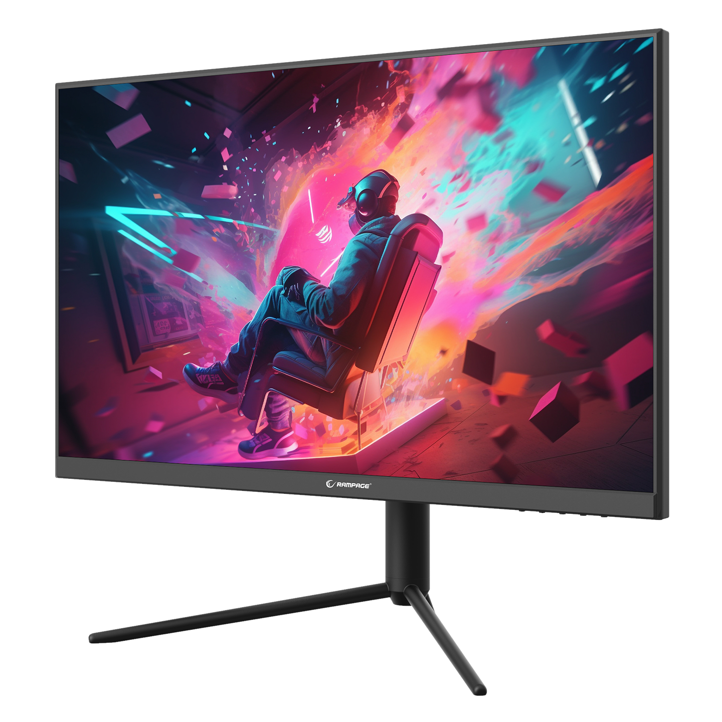 PRIME PR27R280F 27'' 280Hz 1ms Fast IPS FHD Freesync RGB Pivot PC Flat Oyuncu Monitörü - Rampage