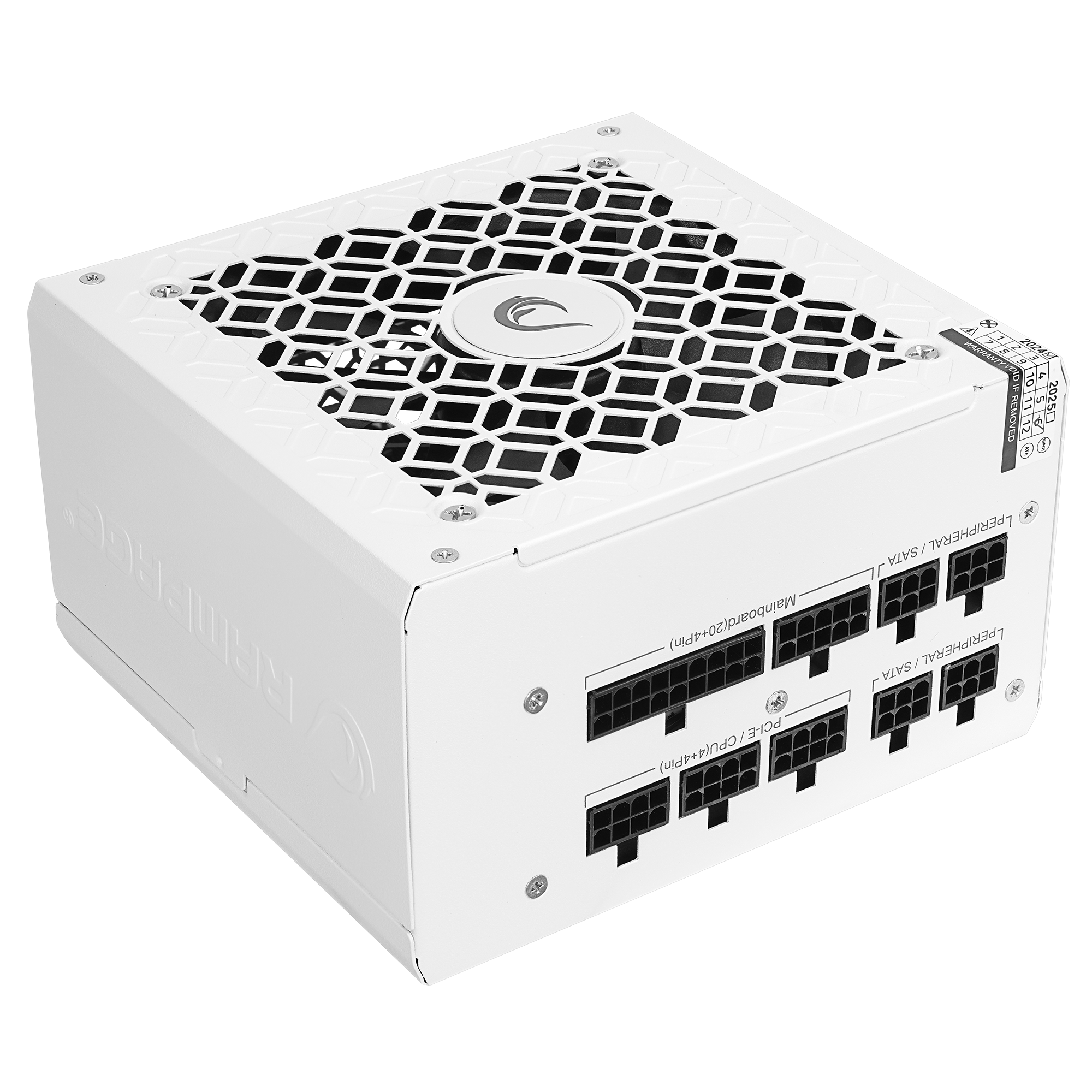 MATE M650- 650W Full Modular 80 Plus Bronze Aktif PFC Beyaz Power Supply - Rampage