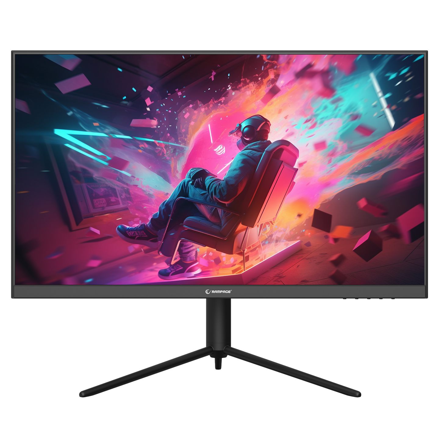 PRIME PR27R280F 27'' 280Hz 1ms Fast IPS FHD Freesync RGB Pivot PC Flat Oyuncu Monitörü - Rampage
