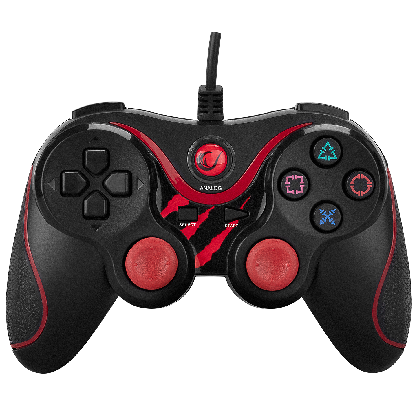 Nebulix PS3/PC Kırmızı USB 1.8m Joypad - Rampage