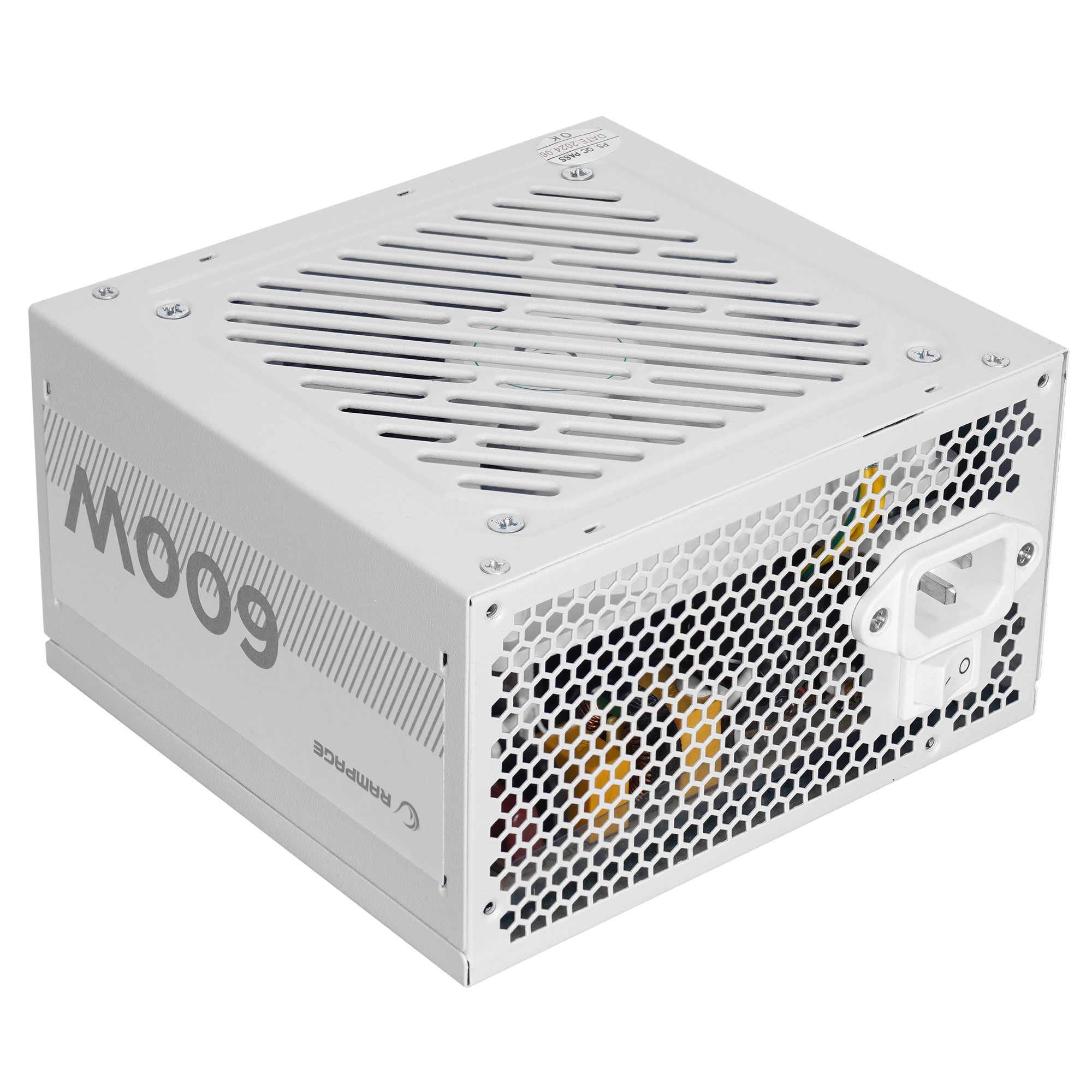 RMP-600-80P 600W 80Plus Bronze 12cm Fan Aktif PFC Beyaz Power Supply - Rampage