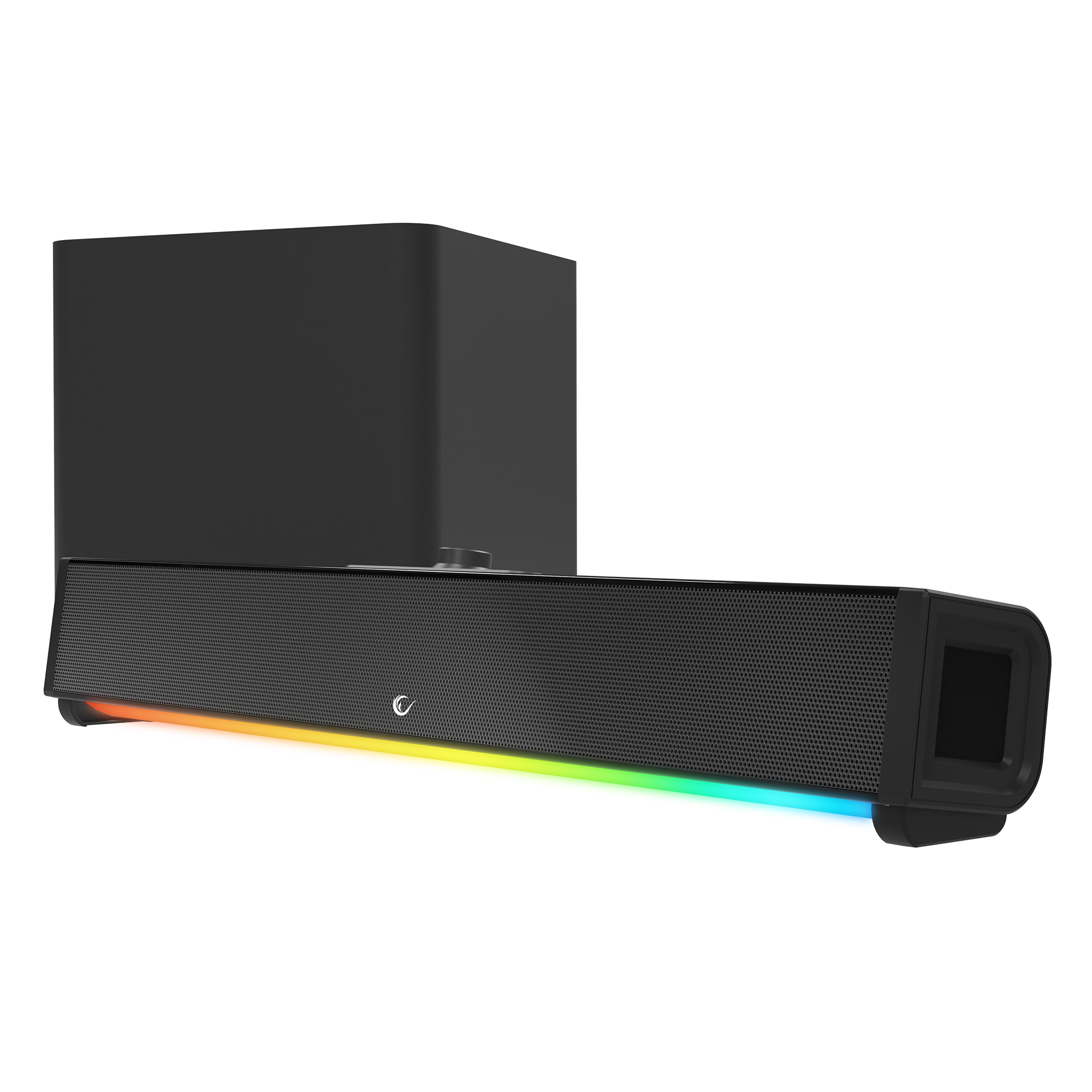 RM-1 SoundWave Plus Siyah 2X15W + 34W Gaming Soundbar Speaker - Rampage