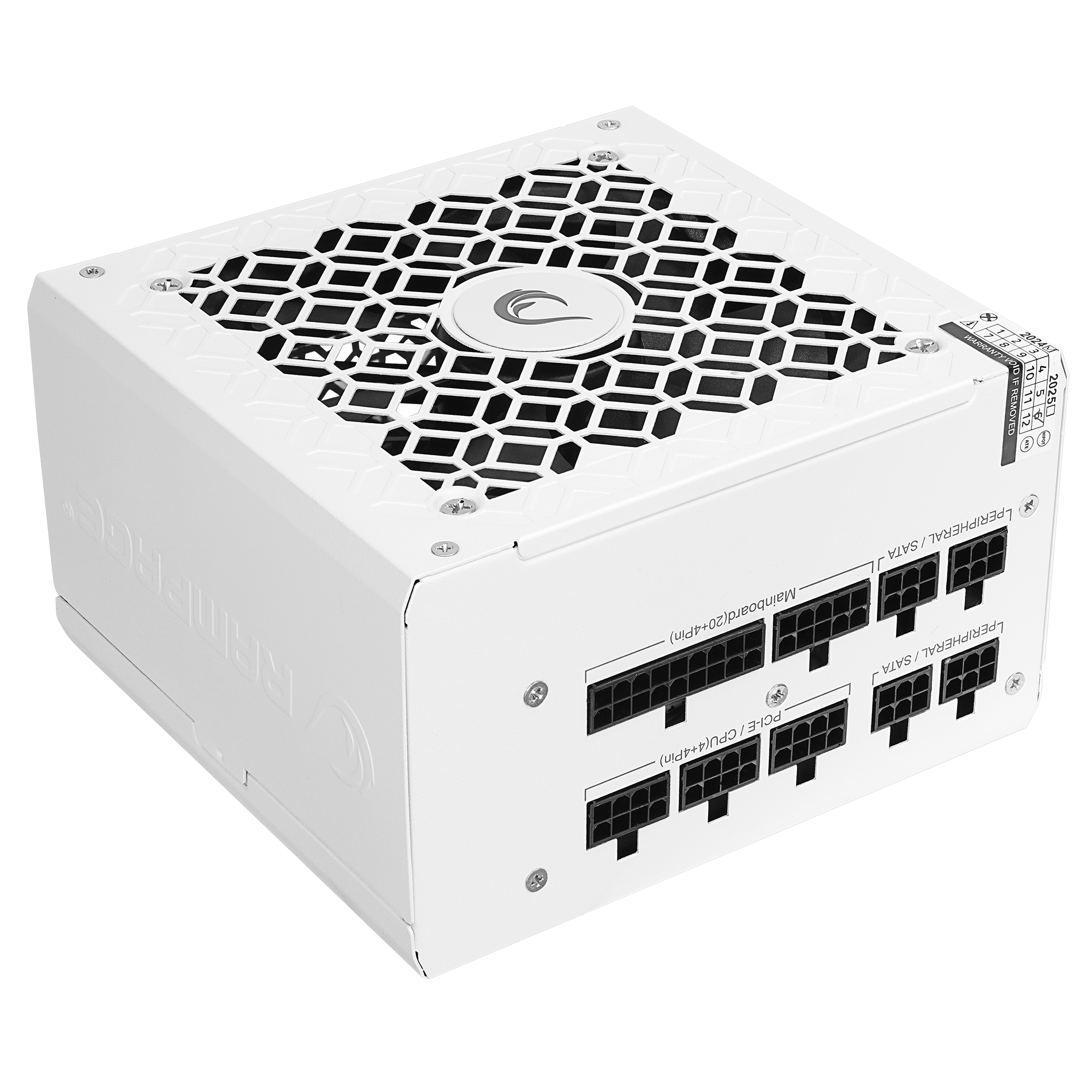 MATE M750-80PB 750W 12cm Fan Full Modular 80 Plus Bronze Aktif PFC Beyaz Power Supply - Rampage