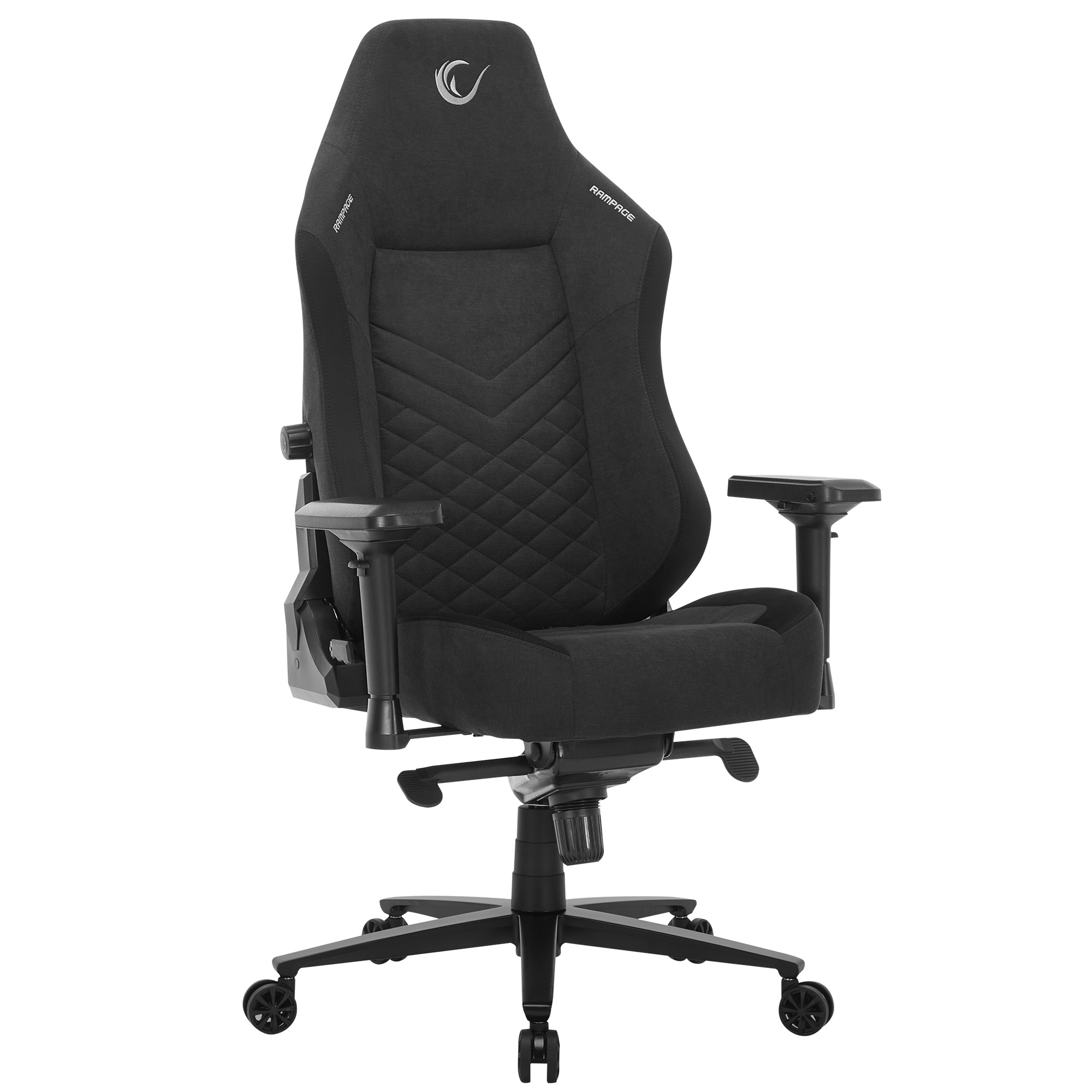 KL-R82 Blitz Anti-Sweat Fabric Adjustable Backrest Mechanism Gaming Chair-Black
