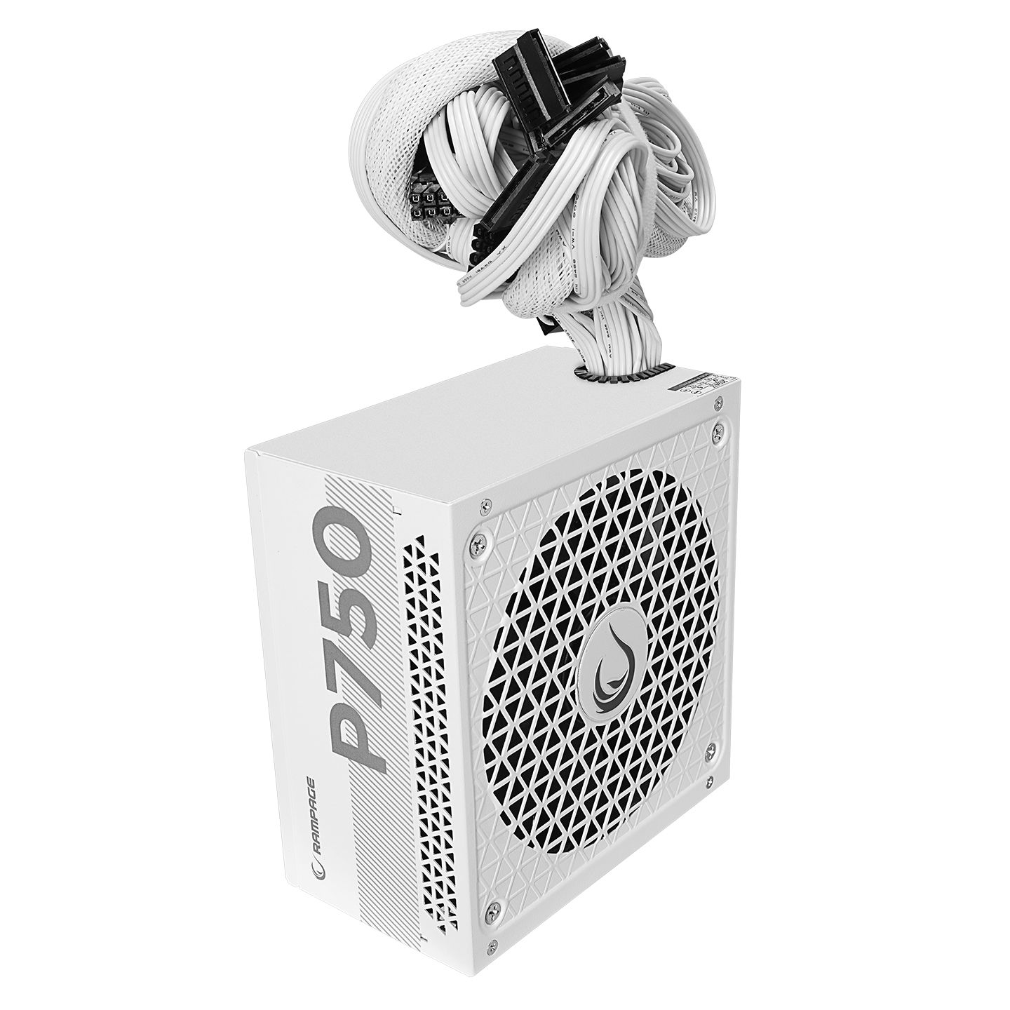 P750 750W 80+ GOLD APFC Beyaz PC Power Supply - Rampage