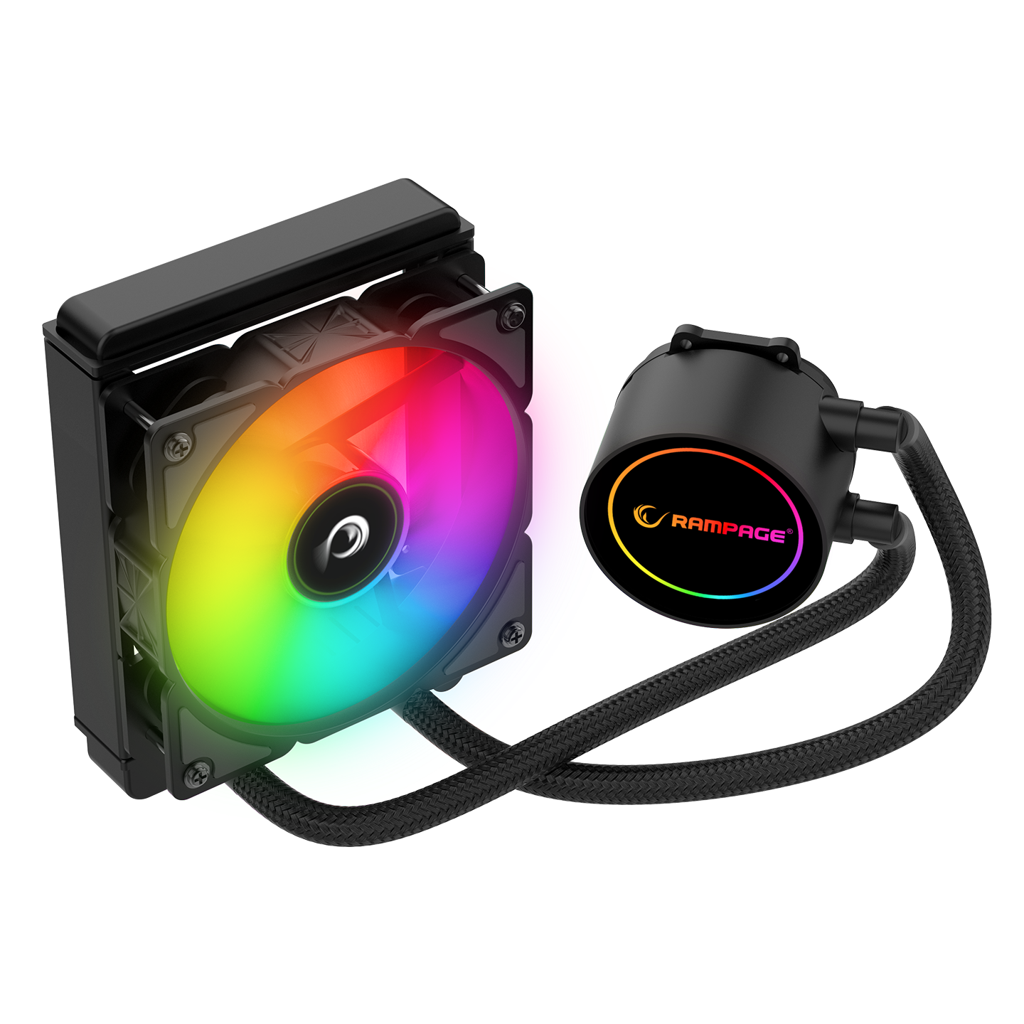 İnfinite C120 ARGB Intel LGA1700/AMD AM5 Uyumlu 120mm Sıvı Soğutmalı Cpu Fan-Siyah