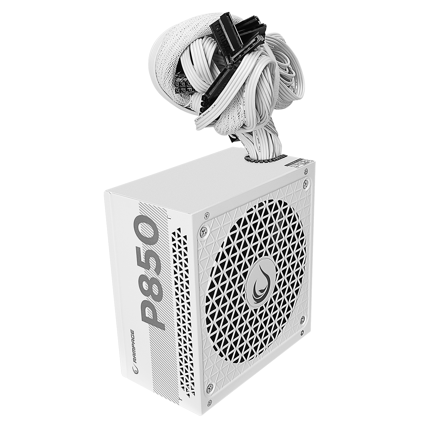 P850 850W 80+ GOLD APFC Beyaz PC Power Supply - Rampage