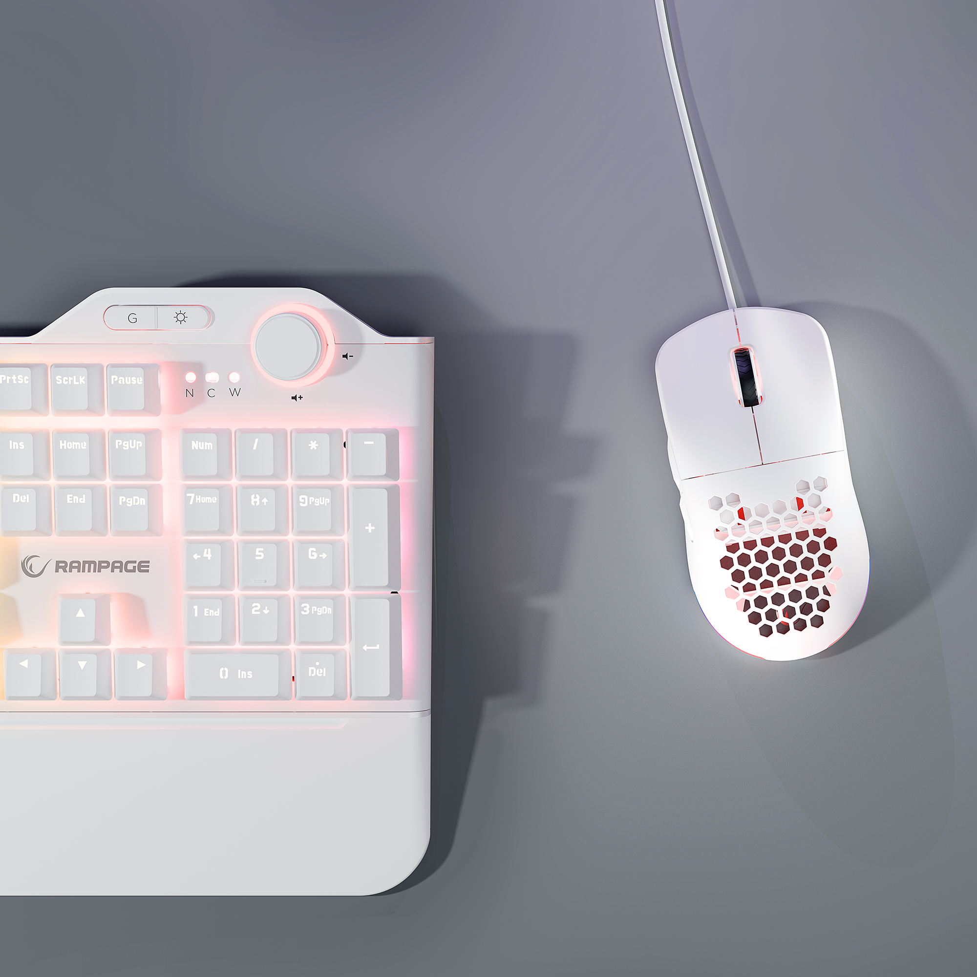 Blink Pro RGB 24000 Dpi 3311 Sensor Wireless Gaming Mouse-White