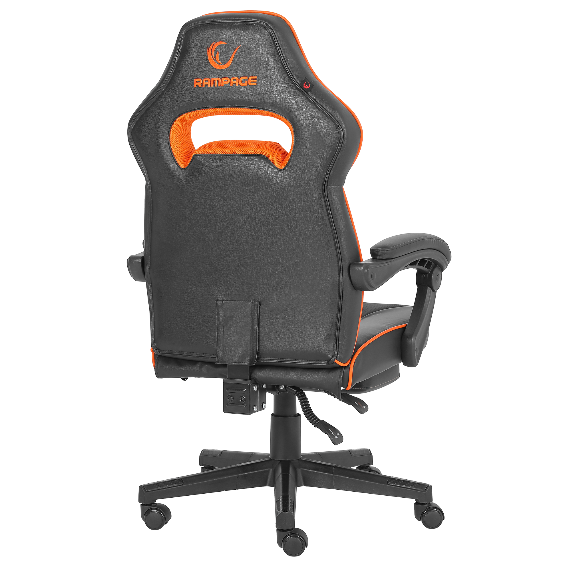 KL-R12 Lumos Deri Siyah/Turuncu Oyuncu Koltuğu