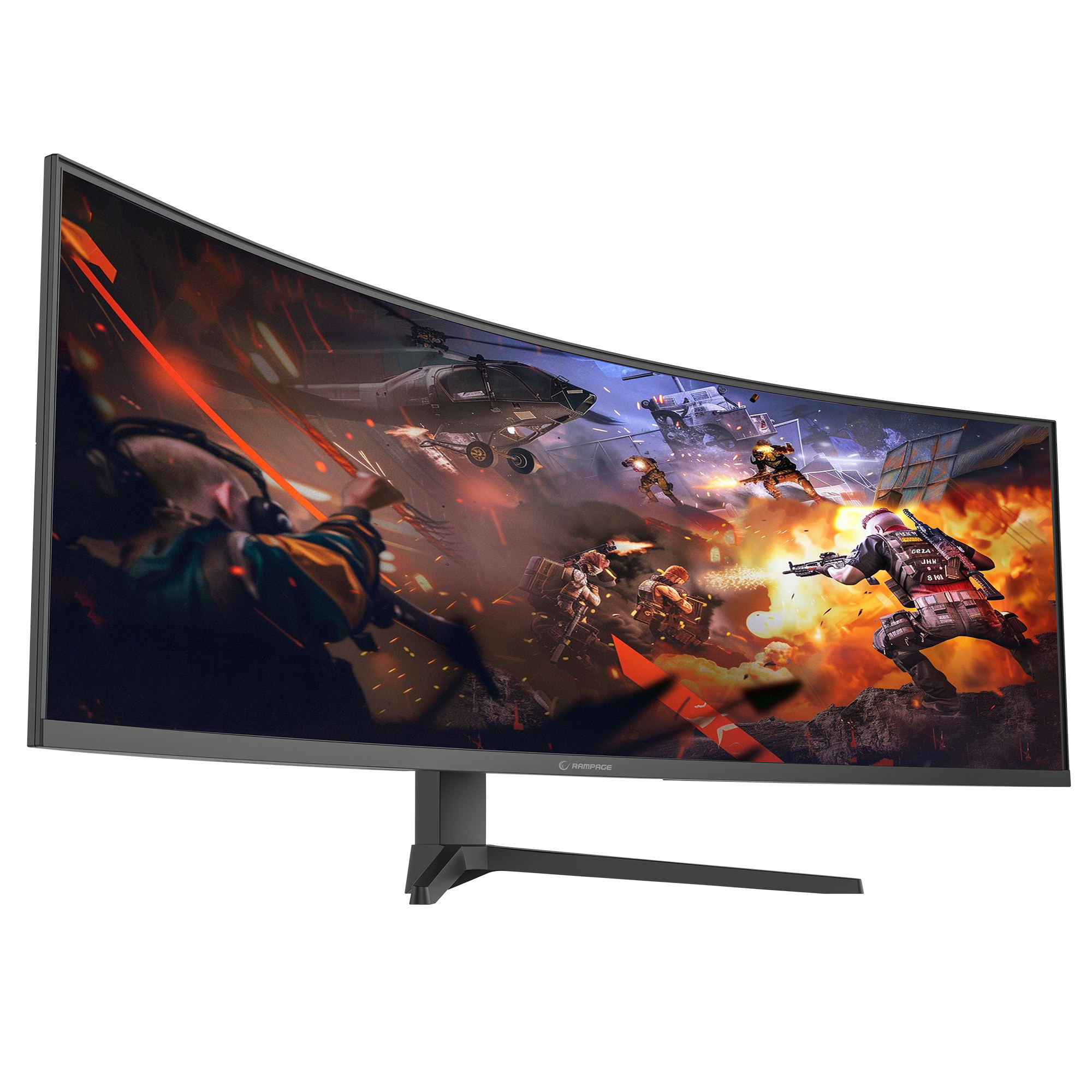 Cyclops CY49R165 49'' 165Hz Fast VA HDR G-Sync RGB PC Curved Gaming Monitor