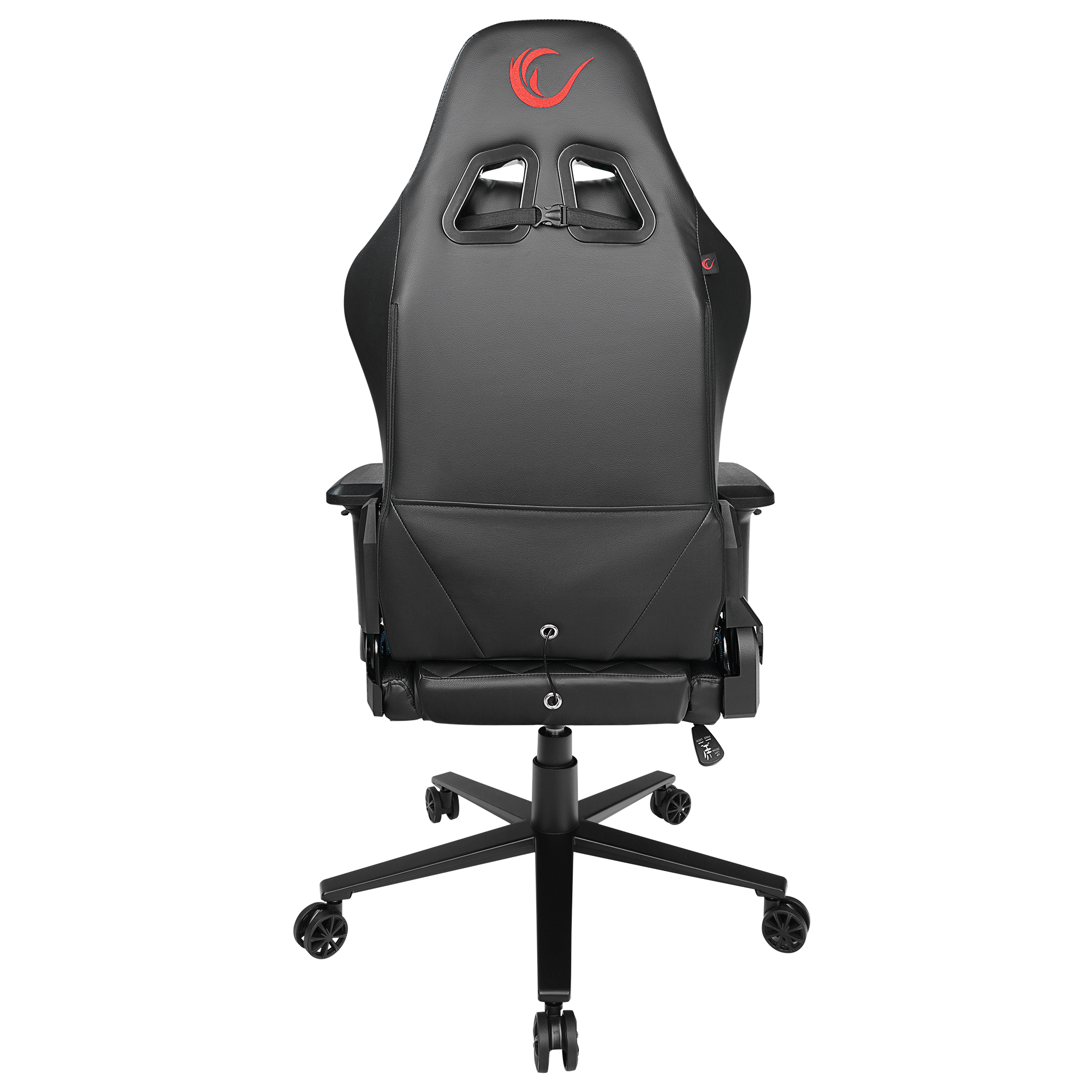 KL-R19 MONCHER RGB Aydınlatmalı Siyah Oyuncu Koltuğu - Rampage