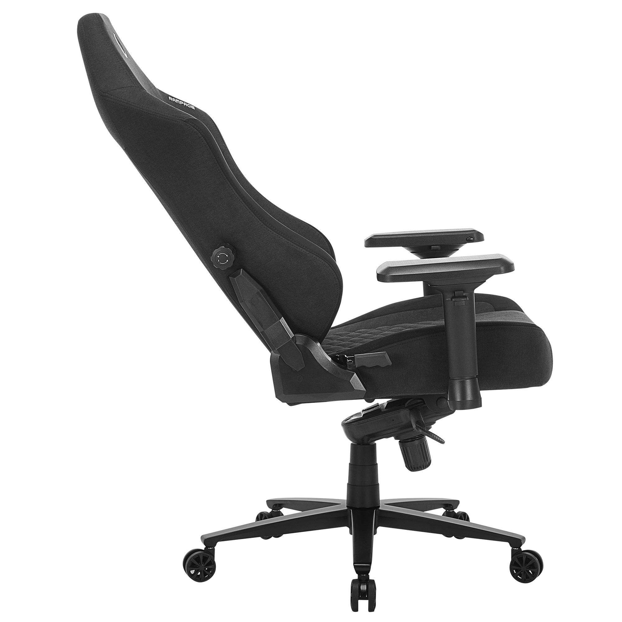 KL-R82 Blitz Anti-Sweat Fabric Adjustable Backrest Mechanism Gaming Chair-Black