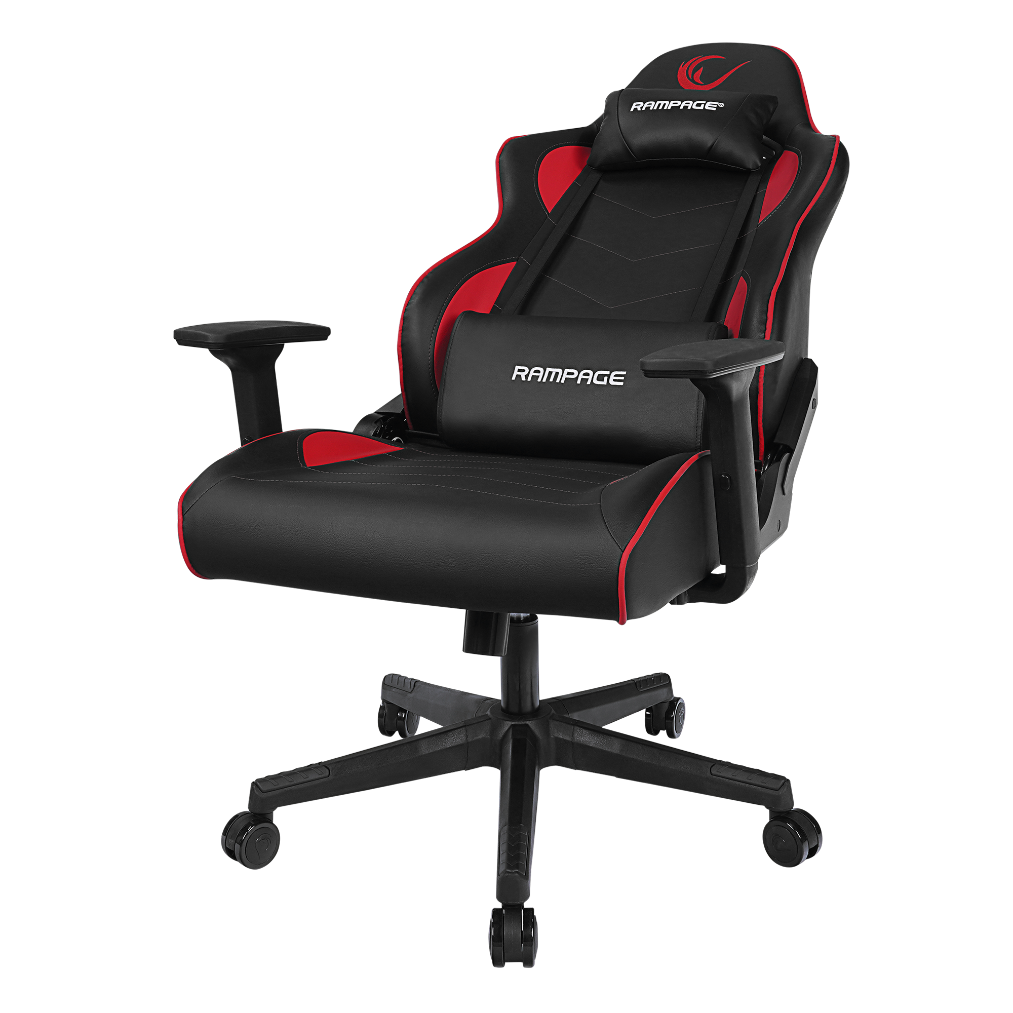 3D Ayarlı Oyuncu Koltuğu Kırmızı/Siyah