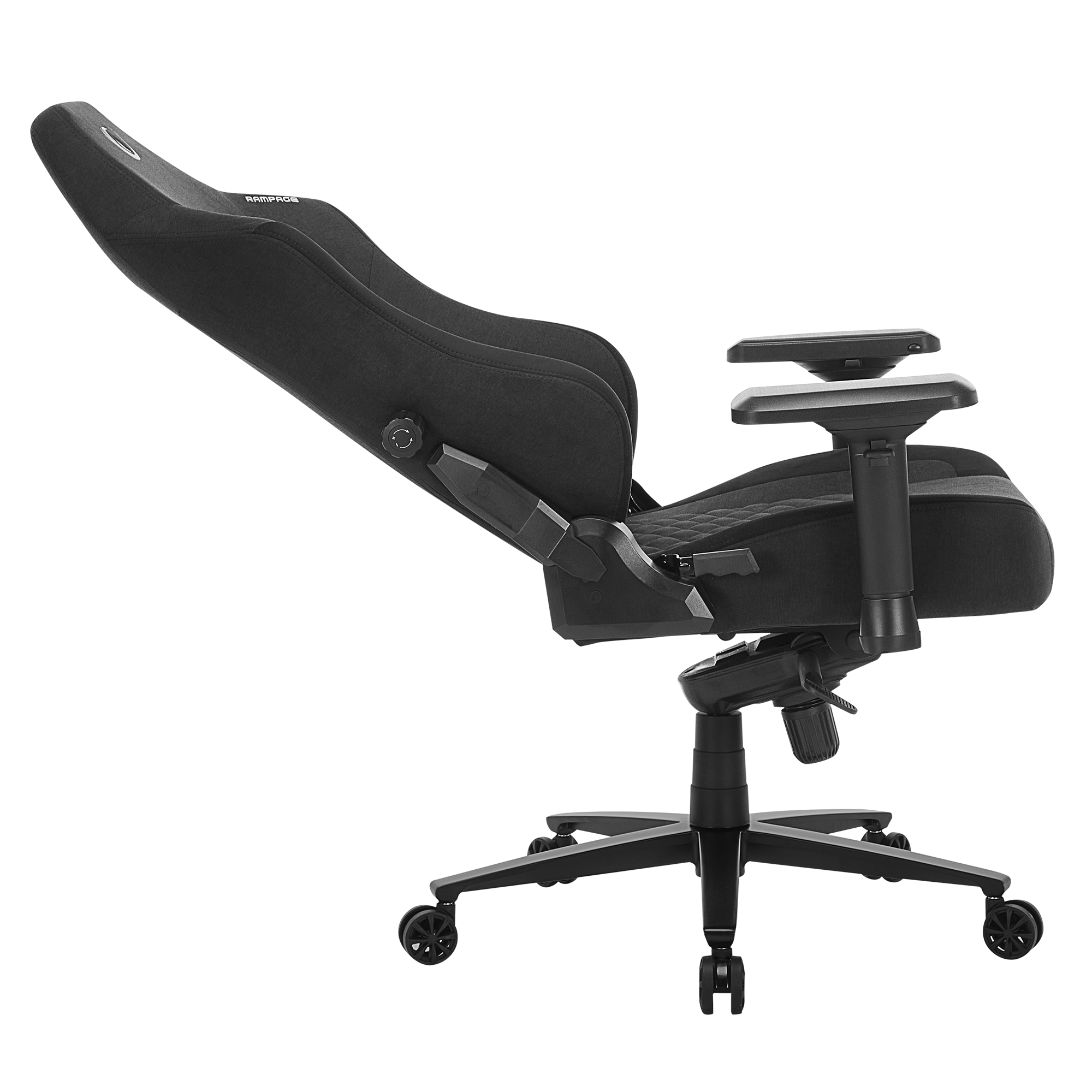 KL-R82 Blitz Anti-Sweat Fabric Adjustable Backrest Mechanism Gaming Chair-Black