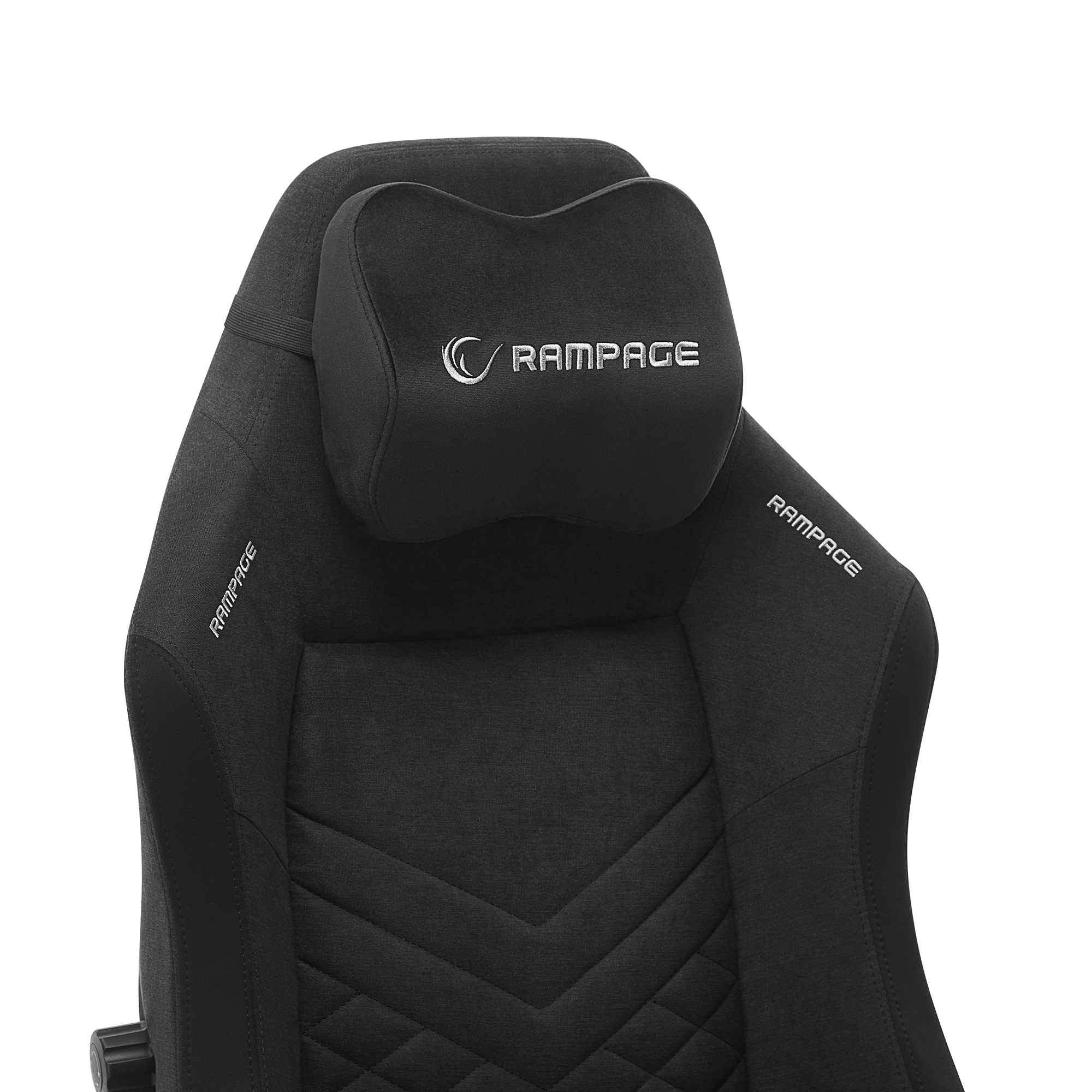 KL-R82 Blitz Anti-Sweat Fabric Adjustable Backrest Mechanism Gaming Chair-Black