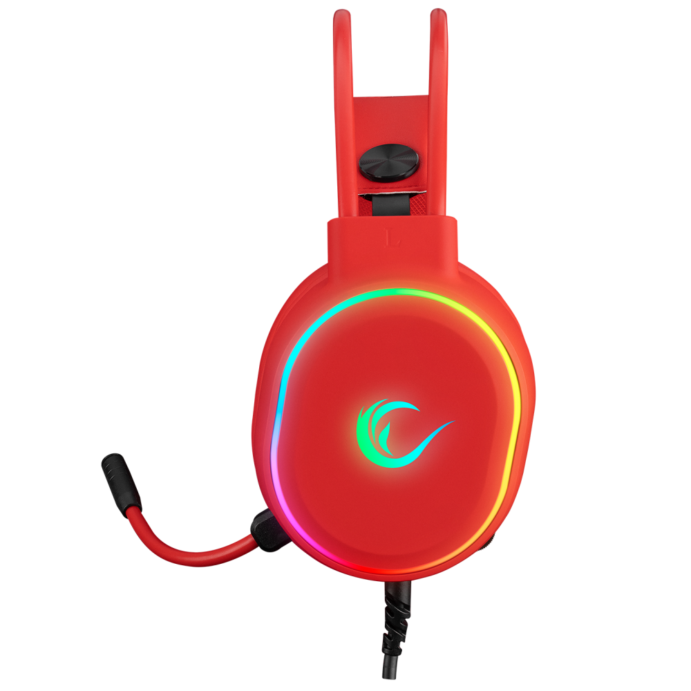 ROGUE RGB USB Oyuncu Kulaklığı - Kırmızı - Rampage