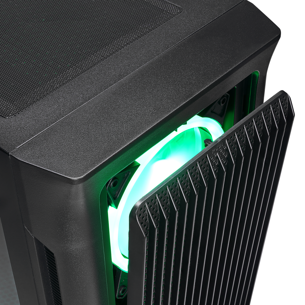 PROLIX Mesh 850W 80+ 4*12cm ARGB Fan+Kontrolcü Manyetik Temperli Camlı ATX Mid-T Gaming Oyuncu Kasası - Rampage