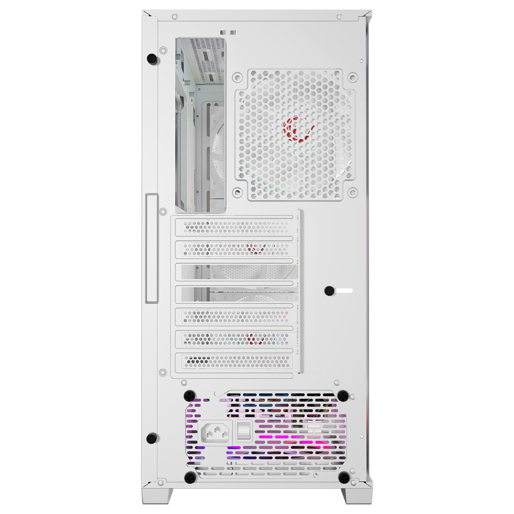 VOYAGER 750W 80+ BRONZE Beyaz 4*RGB Auto Fan ATX Mid-T Gaming Oyuncu Kasası - Rampage