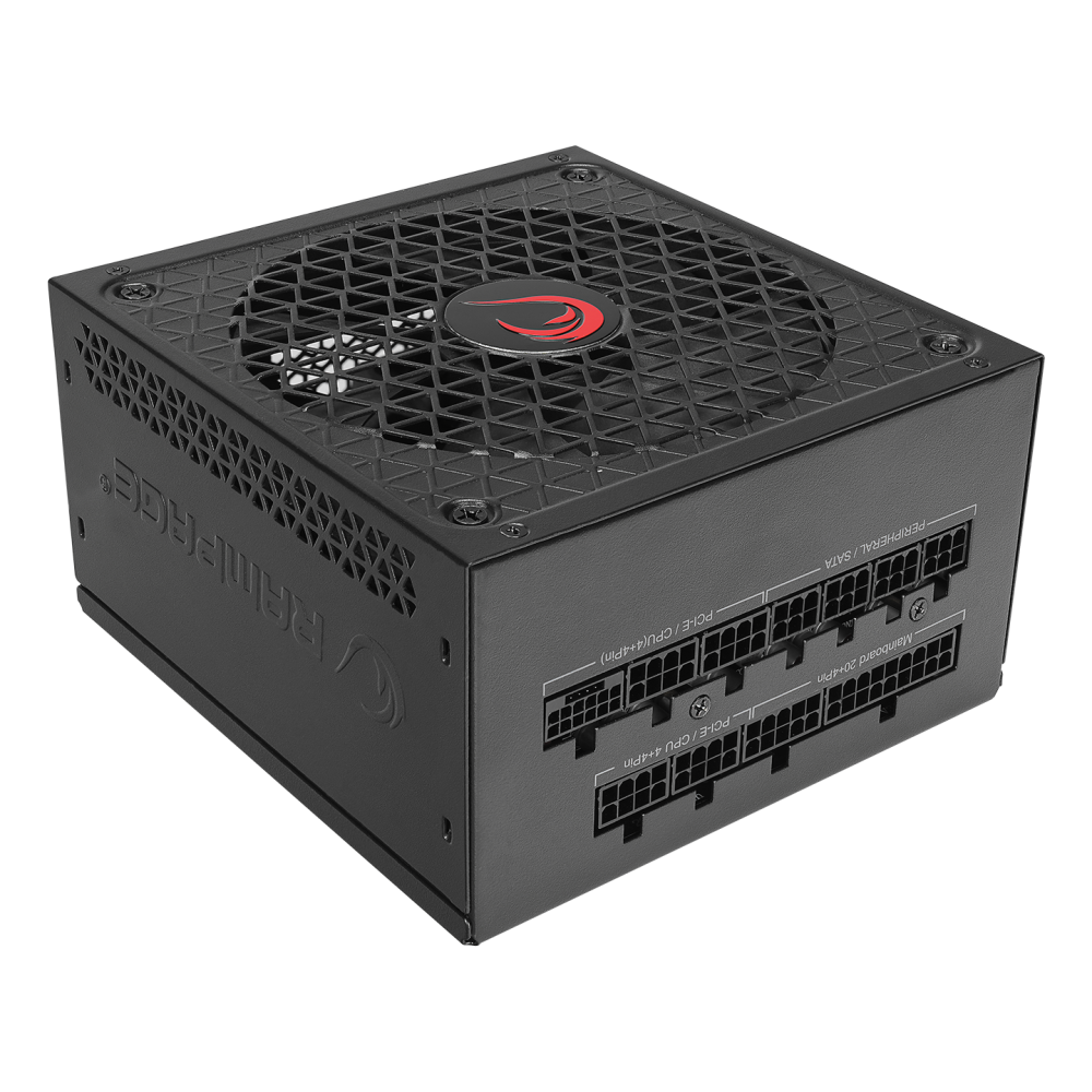 RAGE P15 1000W 80+ GOLD APFC 14cm HDB Fan FULL-MODULER ATX3.0+PCIe5.0 Siyah Gaming Power Supply