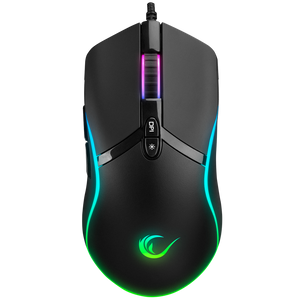 SMX-R54 VIBE Usb Siyah RGB Aydınlatmalı 6400 dpi Gaming Oyuncu Mouse - Rampage