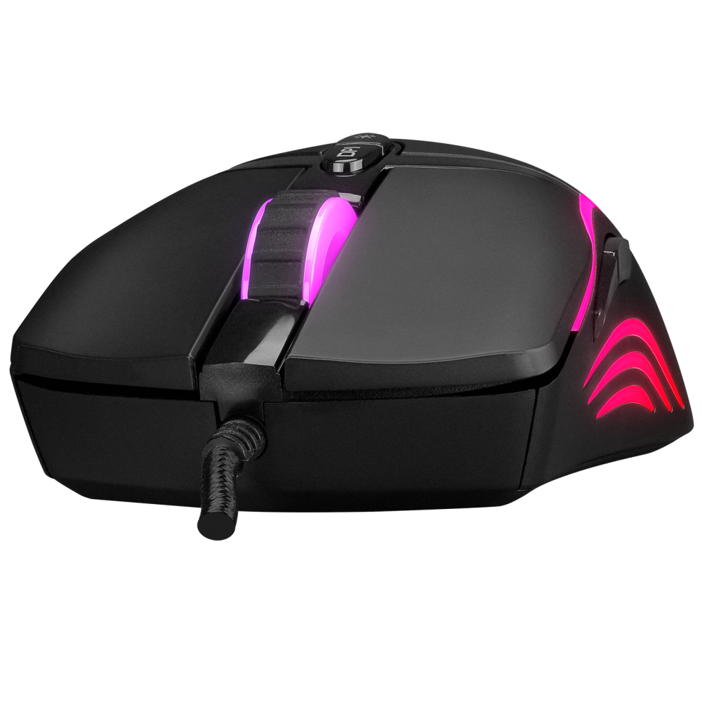 SMX-R54 VIBE Usb Siyah RGB Aydınlatmalı 6400 dpi Gaming Oyuncu Mouse - Rampage
