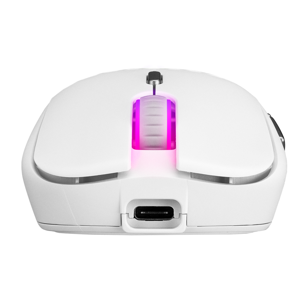 FURYZ 16000 DPI 3335 Sensör 2.4G ve Type C Beyaz 1 MS Tepki Süresi Hareket Sensörlü RGB Ledli Gaming Mouse - Rampage