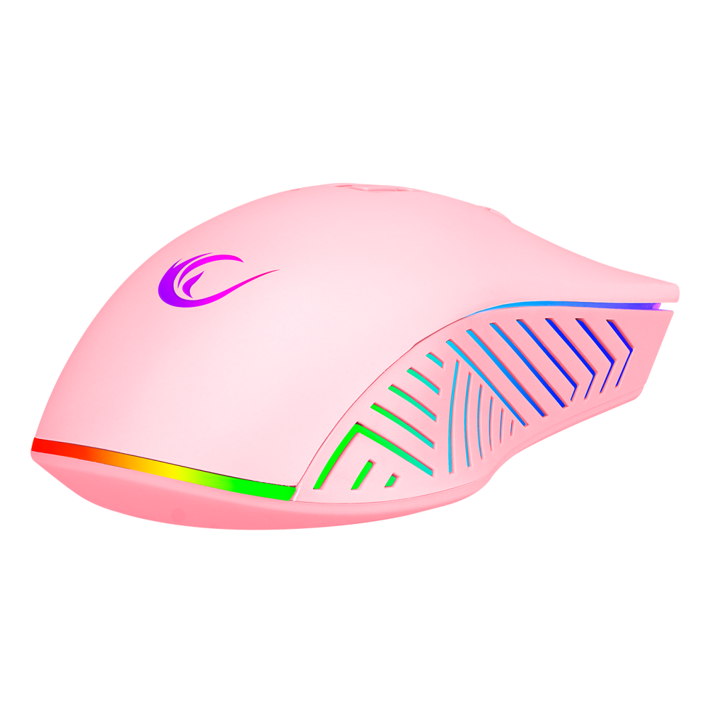 SMX-G68 SPEAR Full RGB 7200DPI Pembe 7D Makrolu Gaming Oyuncu Mouse