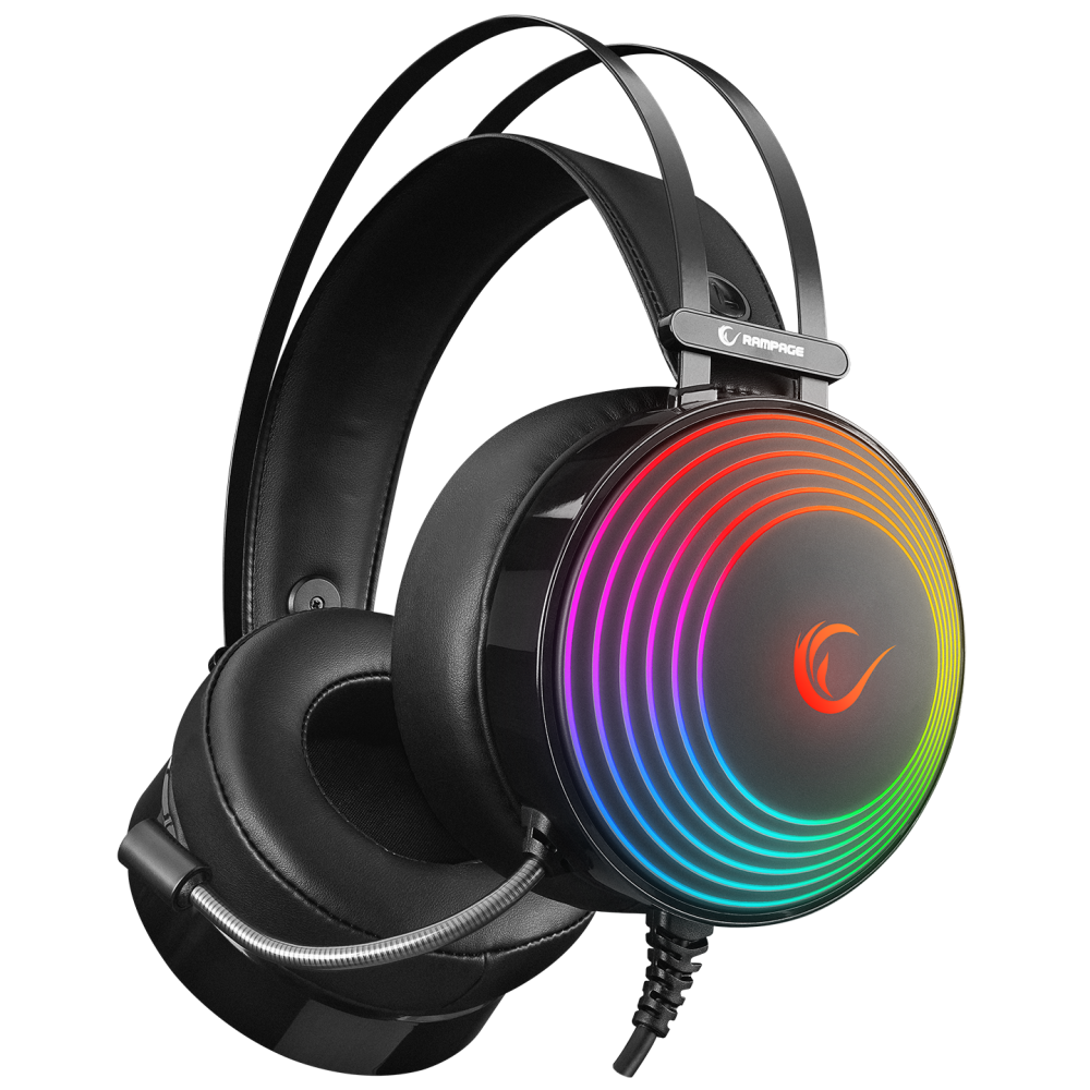 RM-K97 HELIX RGB 7.1 Oyuncu Kulaklığı - Rampage