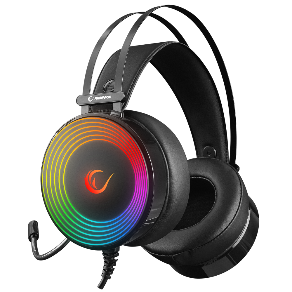 RM-K97 HELIX RGB 7.1 Oyuncu Kulaklığı - Rampage