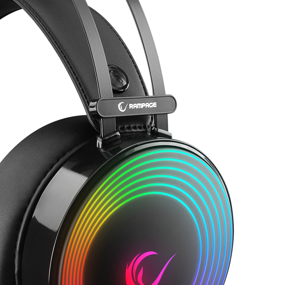 RM-K97 HELIX RGB 7.1 Oyuncu Kulaklığı - Rampage