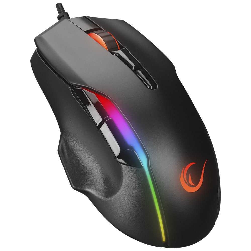 SMX-R45 ORBIT Usb Siyah 6400dpi RGB Ledli USB Oyuncu Mouse - Rampage