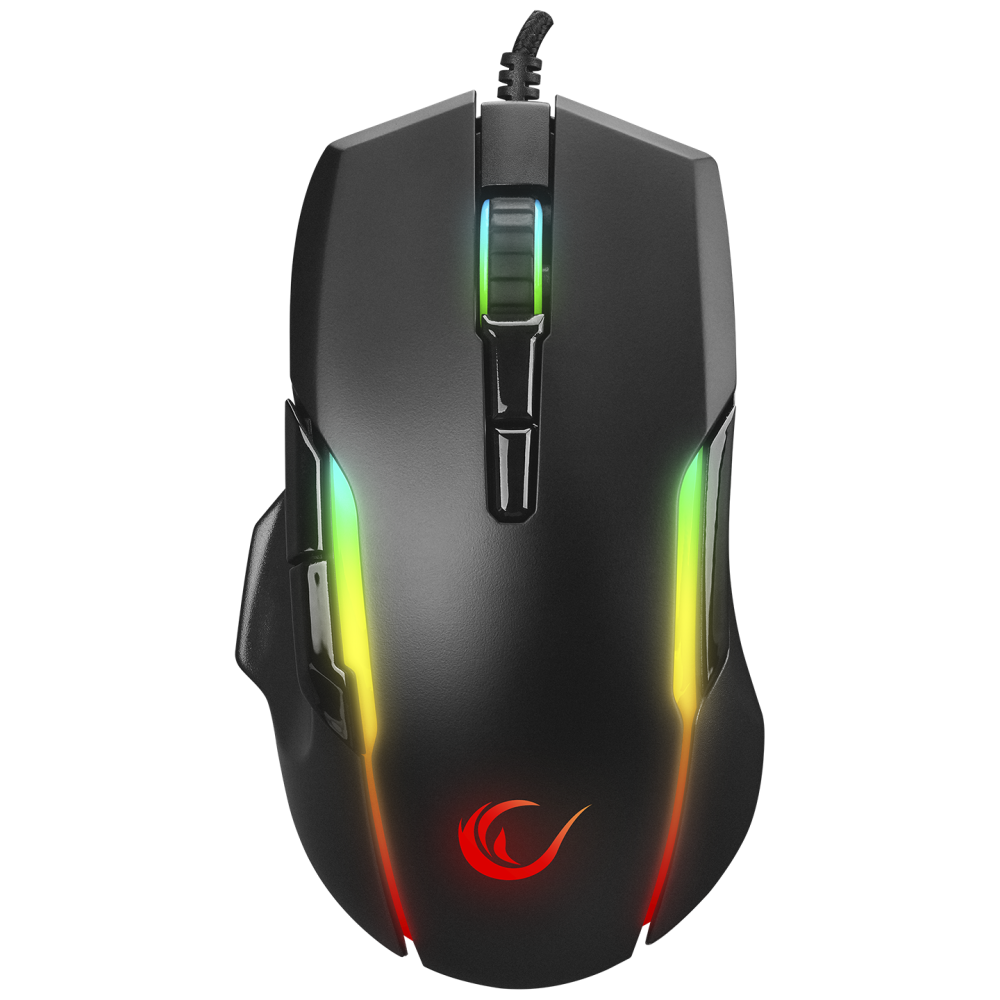 SMX-R45 ORBIT Usb Siyah 6400dpi RGB Ledli USB Oyuncu Mouse - Rampage