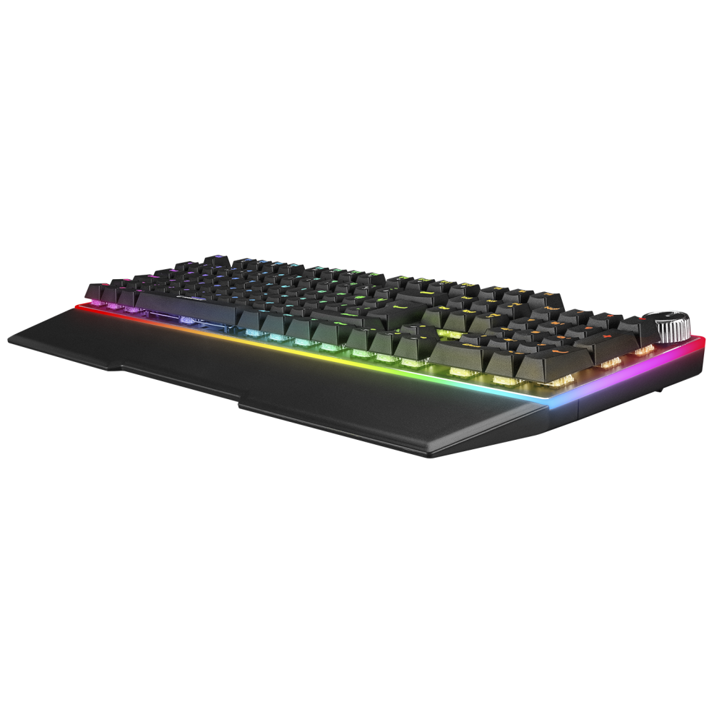 RMK-X2 MIRACLE Siyah USB Full RGB Aydınlatmalı Multimedia Q Red Switch Gaming Oyuncu Mekanik Klavye