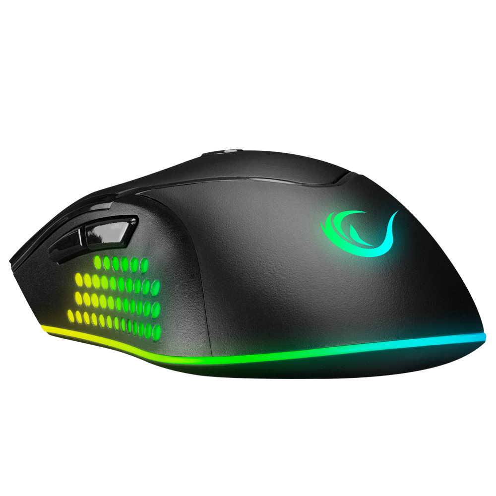 SMX-R43 X-GRIND Usb Siyah 6400 Dpi RGB Led Efektli Gaming Oyuncu Mouse - Rampage