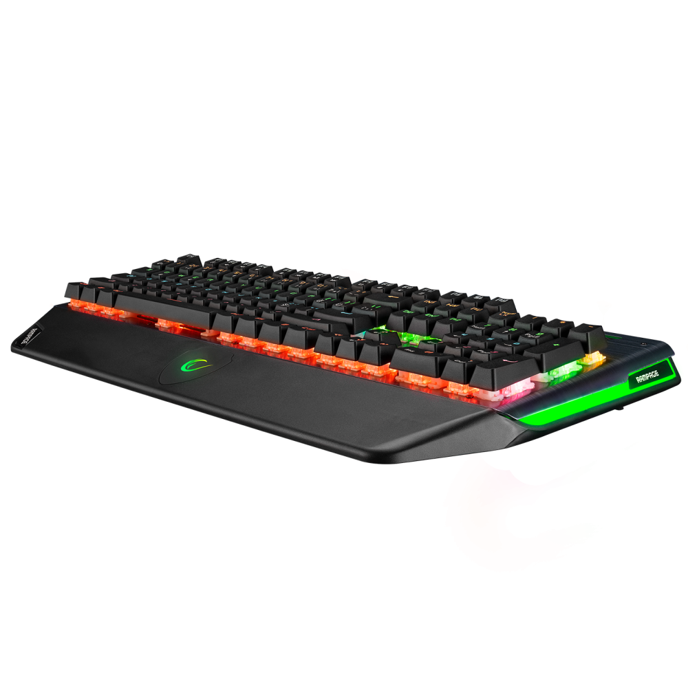 KB-R58 BULWARK Gri USB Rainbow Ledli Blue Switch Su Soğutma Efektli Mekanik Gaming Klavye