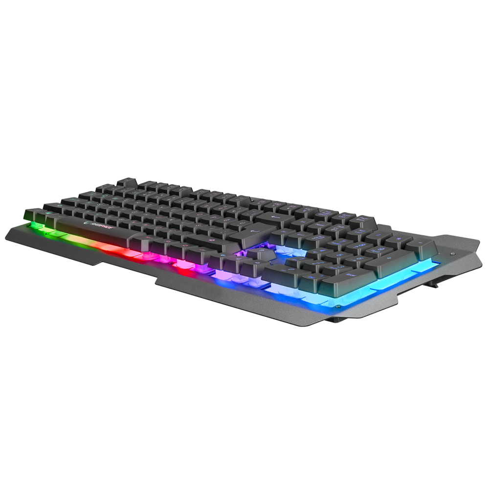 KB-R57 X-JAMMER Gökkuşağı Aydınlatmalı USB Tam Türkçe Gaming Oyuncu Klavyesi - Rampage