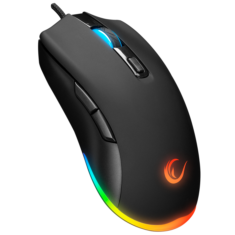 KM-RX7 FORTUNA Siyah Gaming Combo Q Gaming Klavye + 6400 dpi Mouse - Rampage