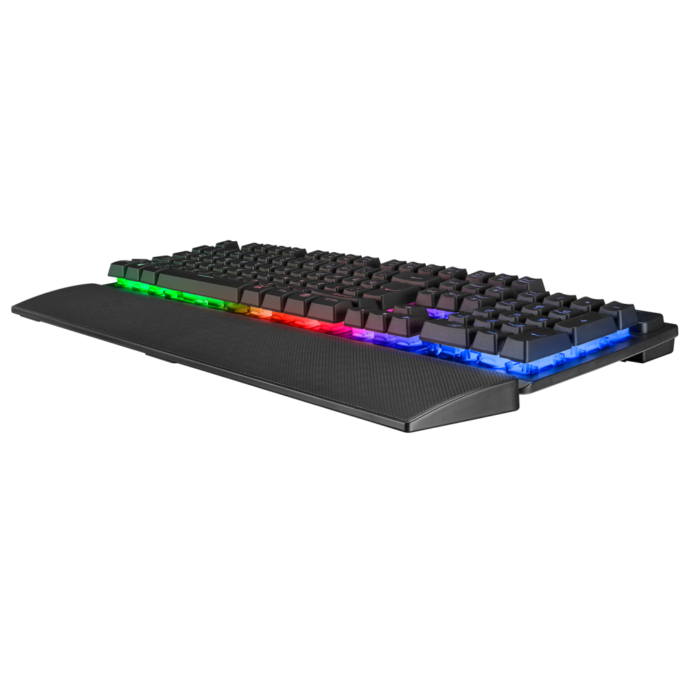 KM-RX7 FORTUNA Siyah Gaming Combo Q Gaming Klavye + 6400 dpi Mouse - Rampage