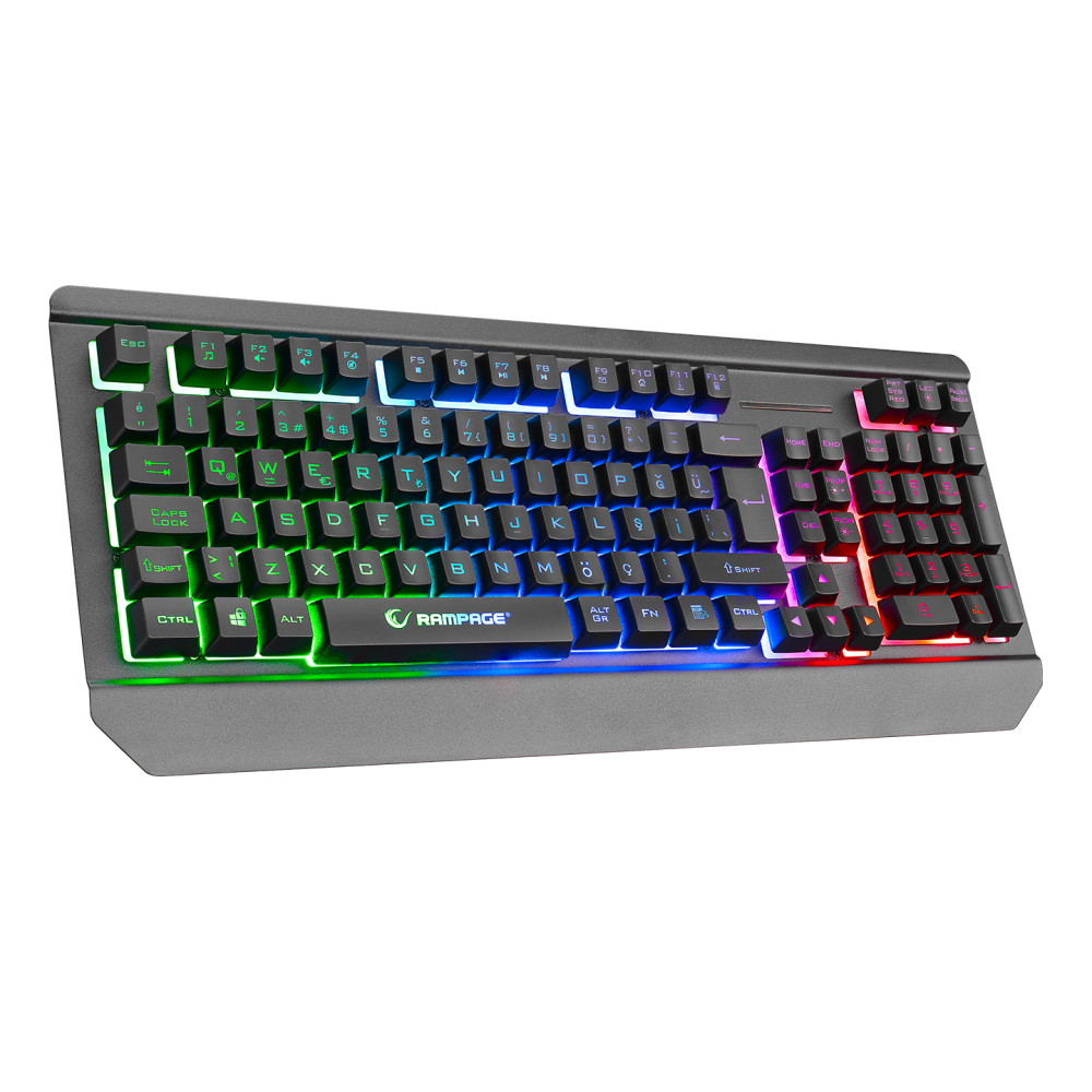 MIRACLE K3 Siyah USB Led Aydınlatmalı Q Standart Gaming Oyuncu Klavyesi