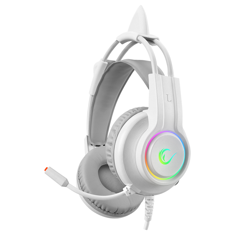 RM-K91 X-CATTY RGB 7.1 Oyuncu Kulaklığı - Beyaz - Rampage