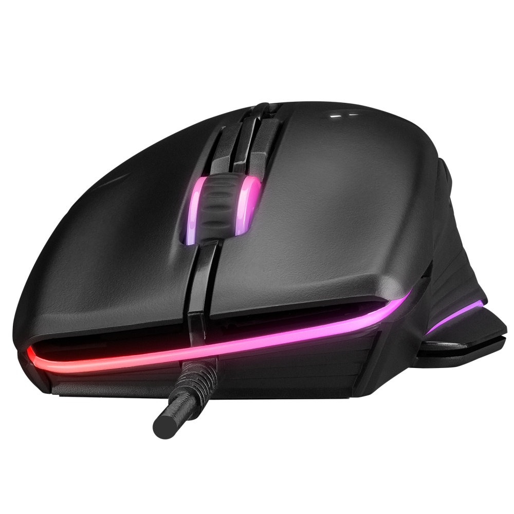 SMX-R19 FIGHTER 12400dpi RGB Ledli Profesyonel Gaming Oyuncu Mouse - Rampage