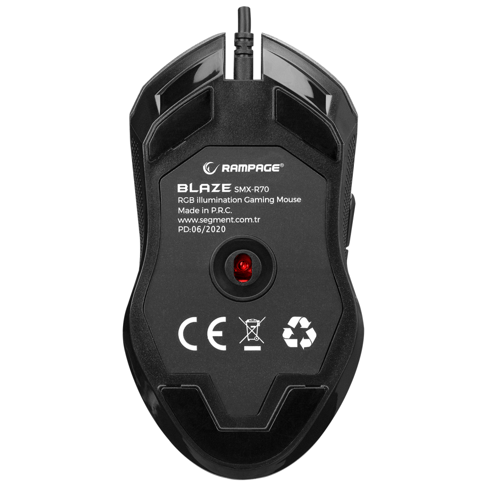 SMX-R70 BLAZE Usb 6400dpi RGB Macrolu Gaming Oyuncu Mouse - Rampage